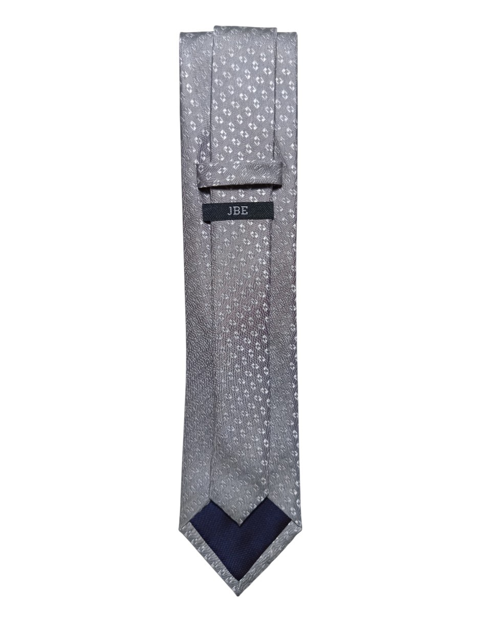 Corbata regular de seda estampado para hombre 2