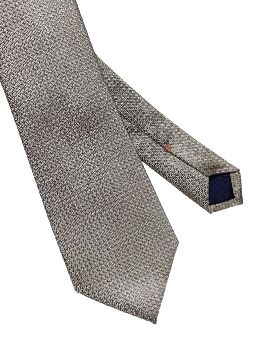 Corbata regular de seda estampado para hombre 3