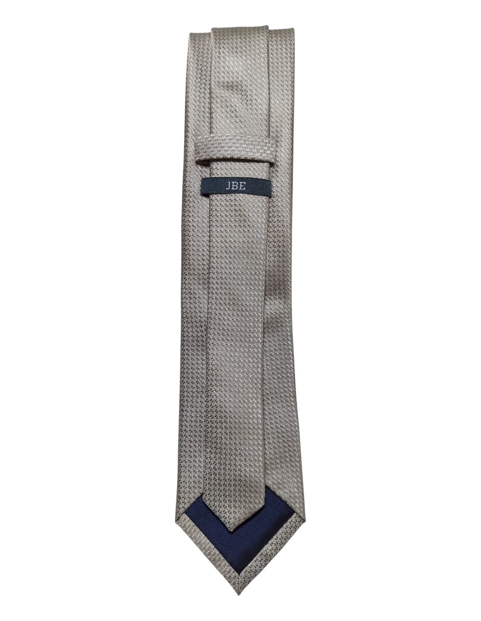 Corbata regular de seda estampado para hombre 2