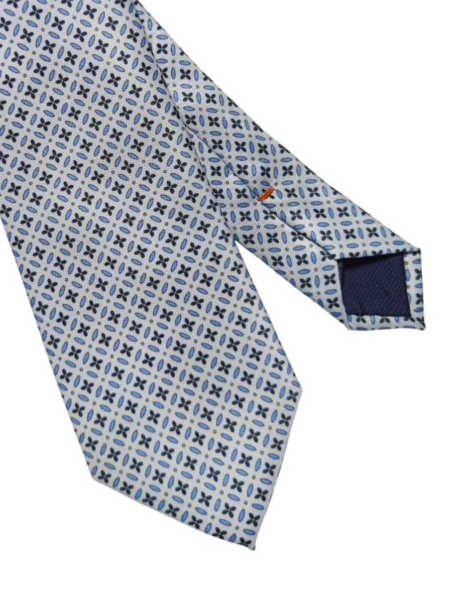Corbata Jbe regular de seda estampada para hombre