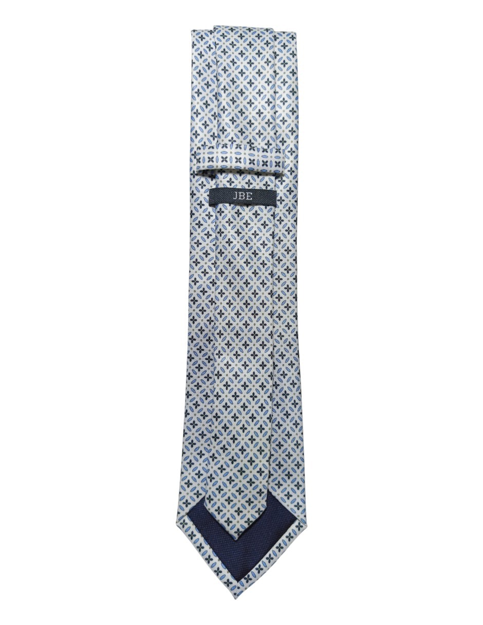 Corbata Jbe regular de seda estampada para hombre