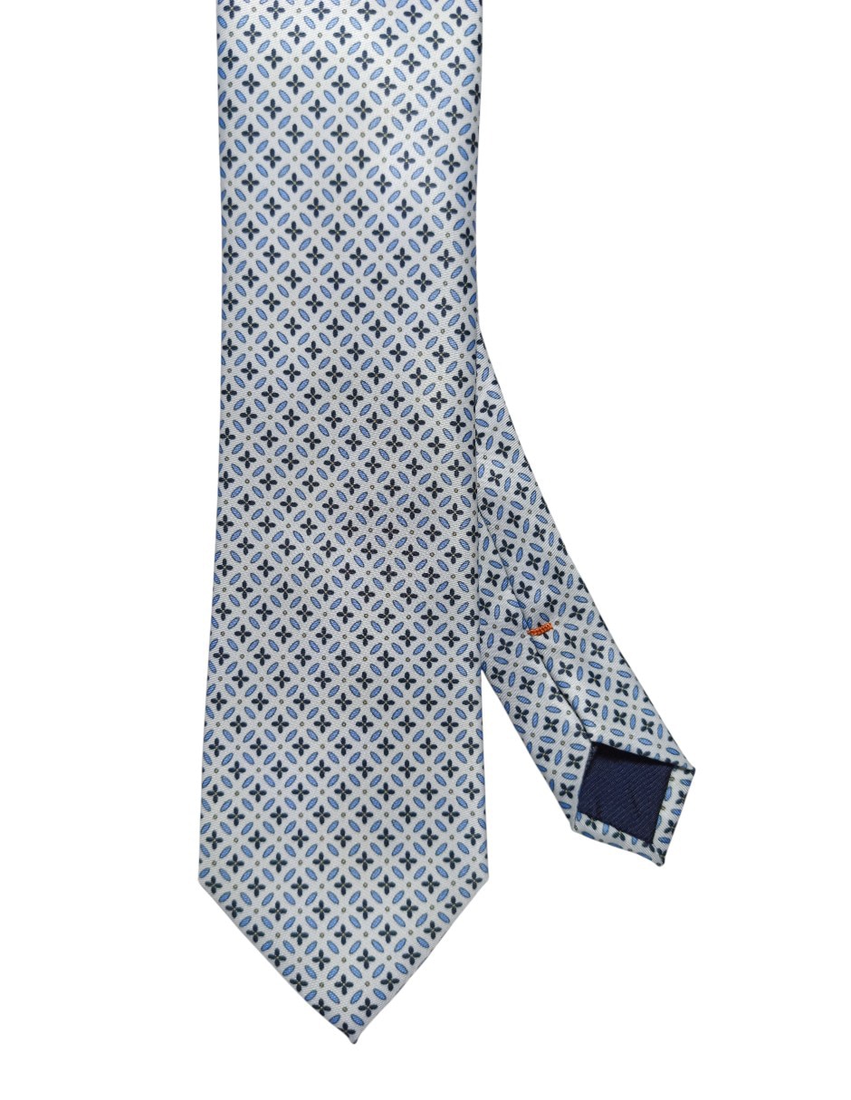 Corbata regular de seda estampada para hombre Corbata regular de seda estampada para hombre