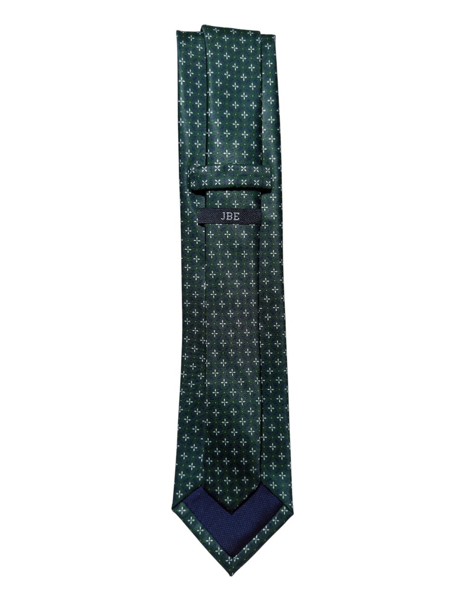 Corbata regular de seda estampada para hombre 3