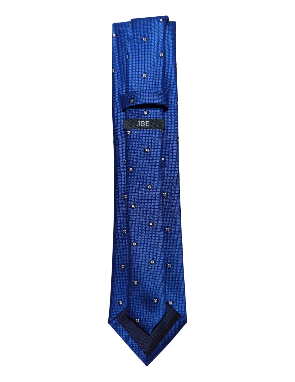 Corbata regular de seda estampado floral para hombre 3