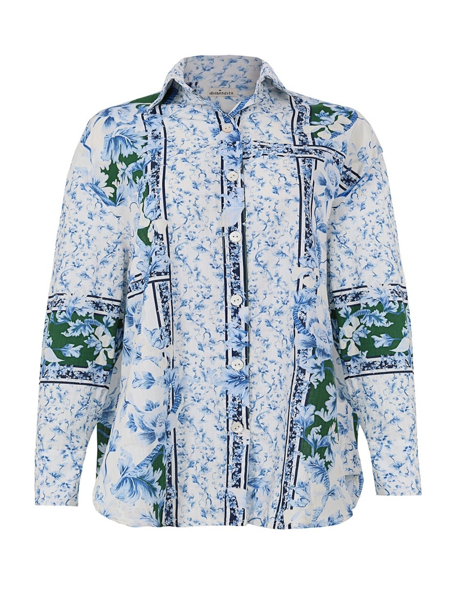 Blusa manga larga para mujer