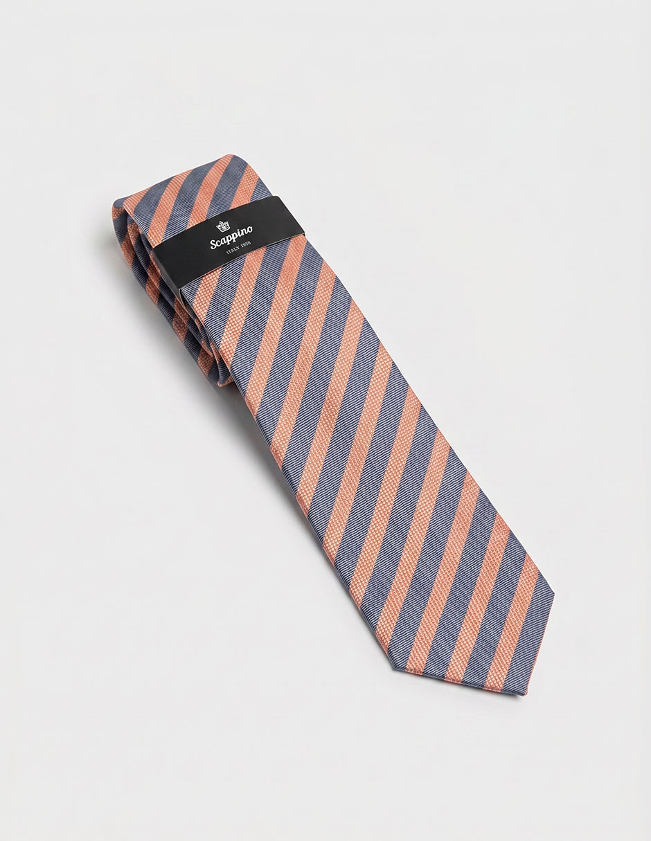 Imagen de producto Corbata Scappino a rayas de seda Scappino