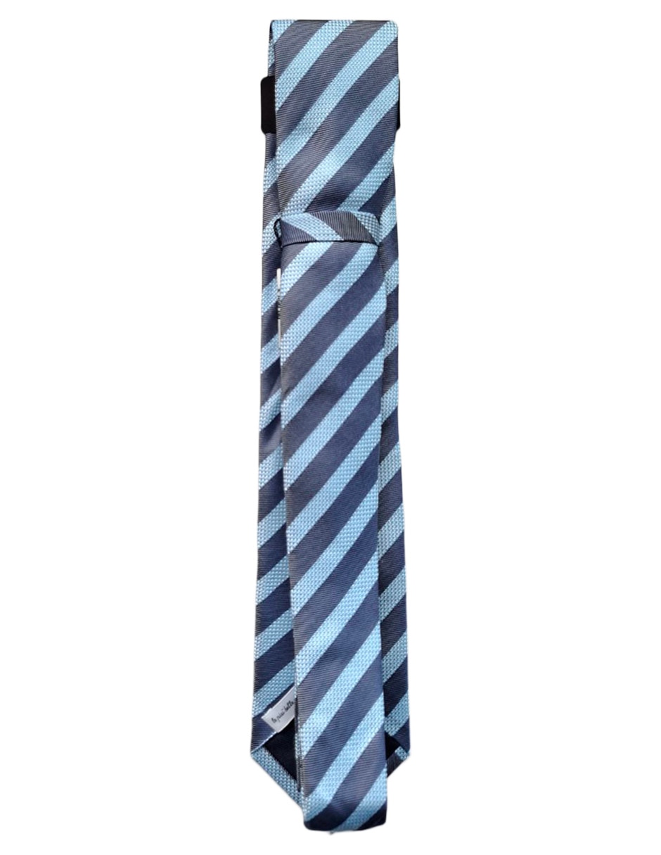 Corbata a rayas de seda Scappino 3