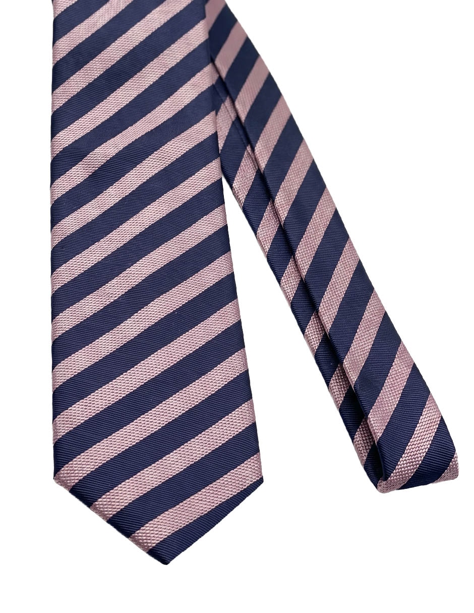 Corbata a rayas de seda Scappino