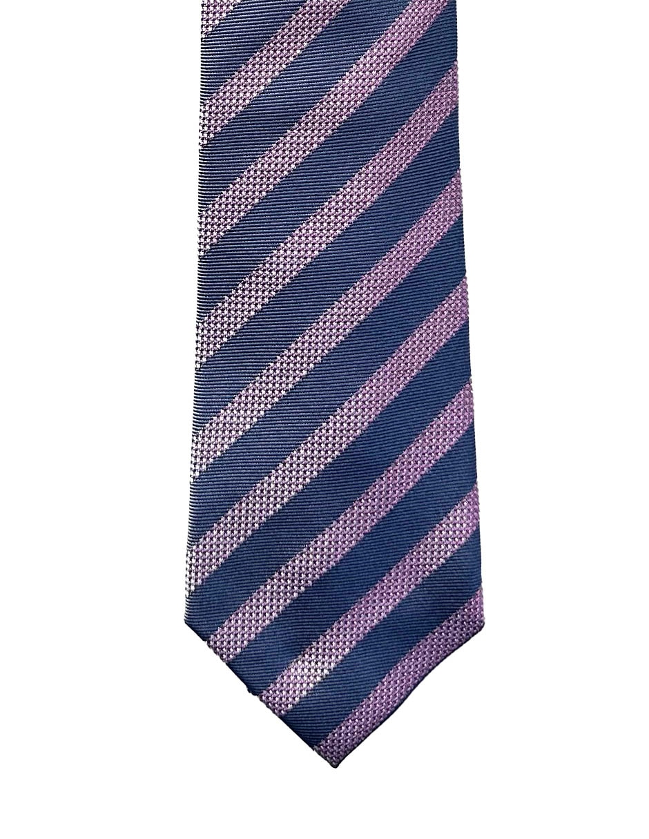 Corbata a rayas de seda Scappino