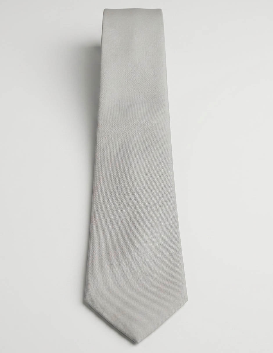 Corbata regular de seda para hombre 1