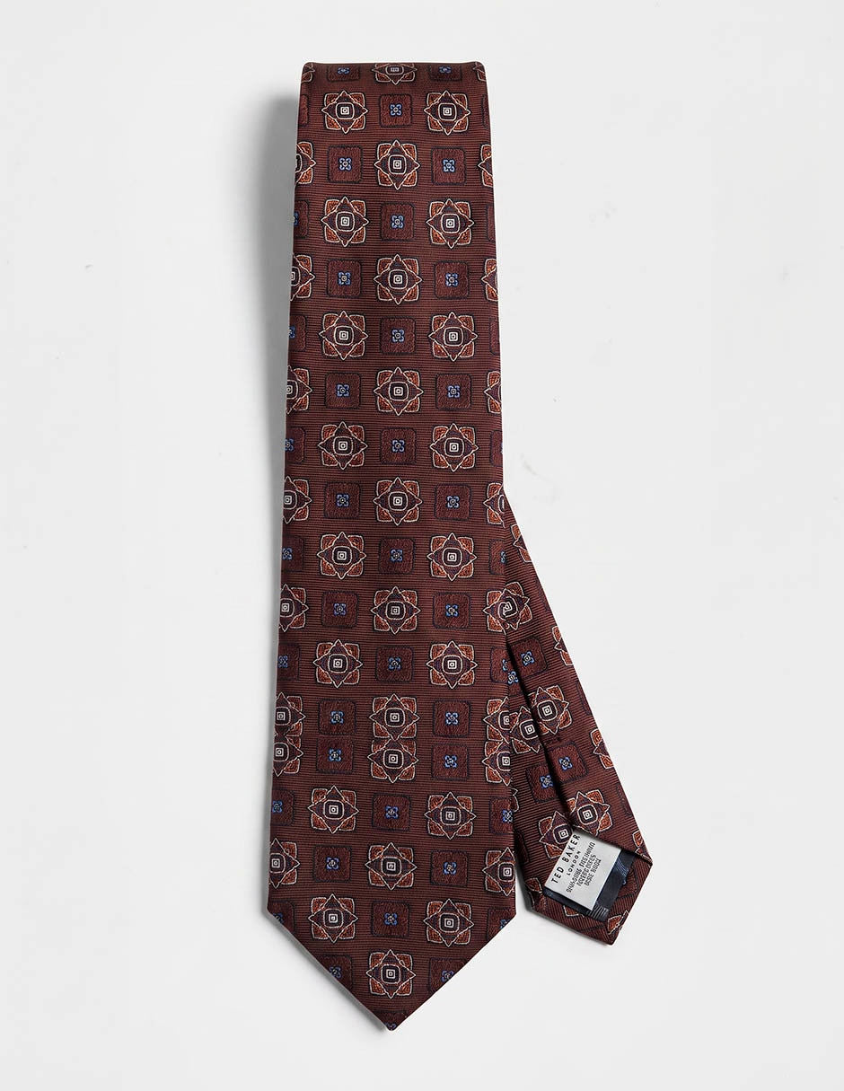 Corbata regular de seda para hombre 1