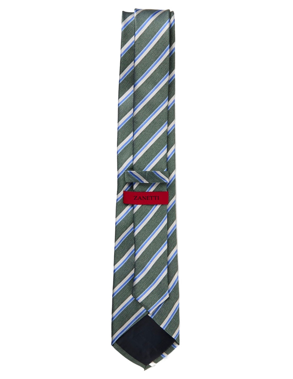 Corbata slim estampado a rayas para hombre 2