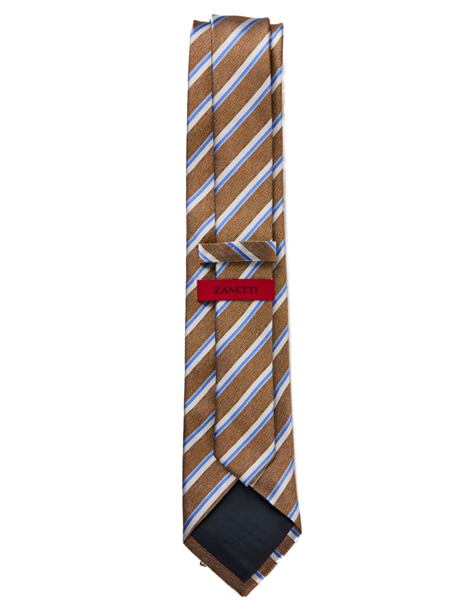 Corbata slim estampado a rayas para hombre 2