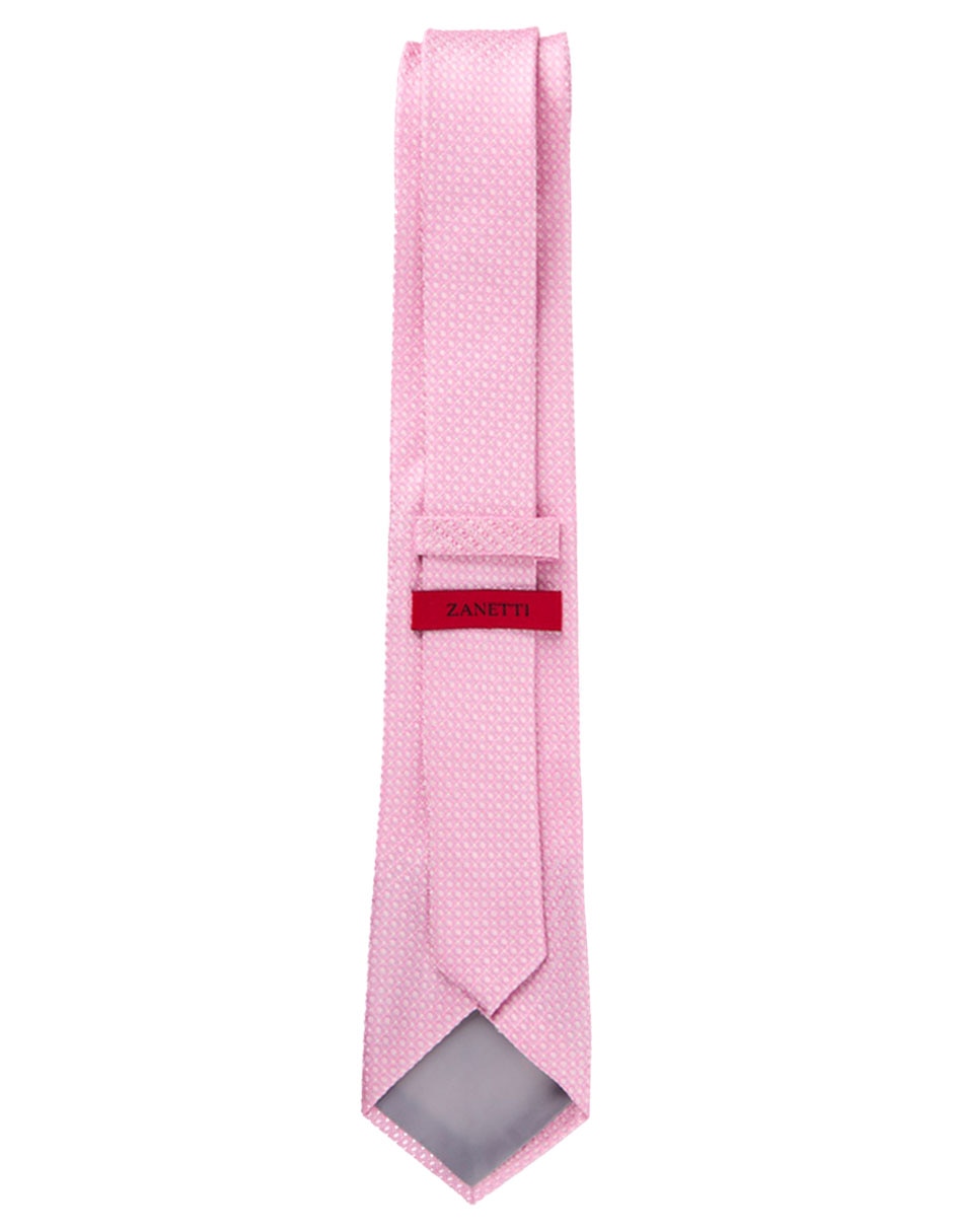 Corbata zanetti regular estampado lunares para hombre