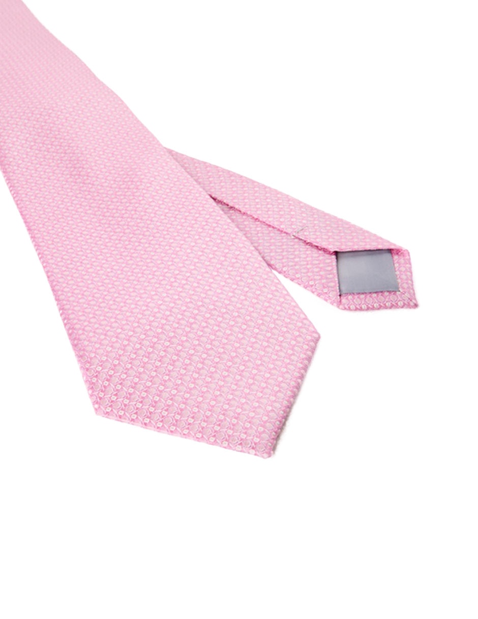 Corbata zanetti regular estampado lunares para hombre
