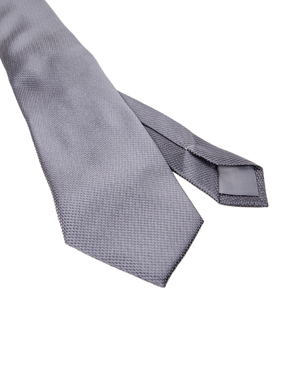 Corbata slim de seda estampado jacquard para hombre 3