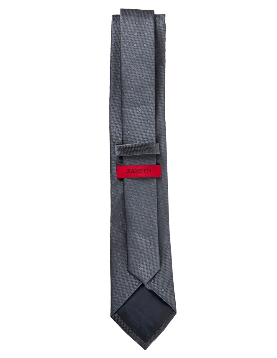 Corbata slim estampado lunares para hombre 2