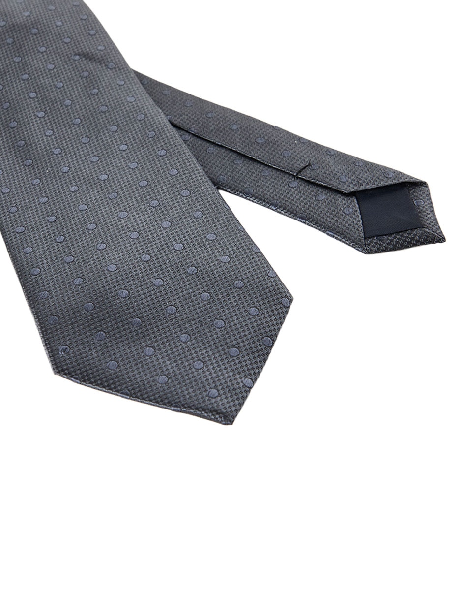 Corbata slim estampado lunares para hombre 3