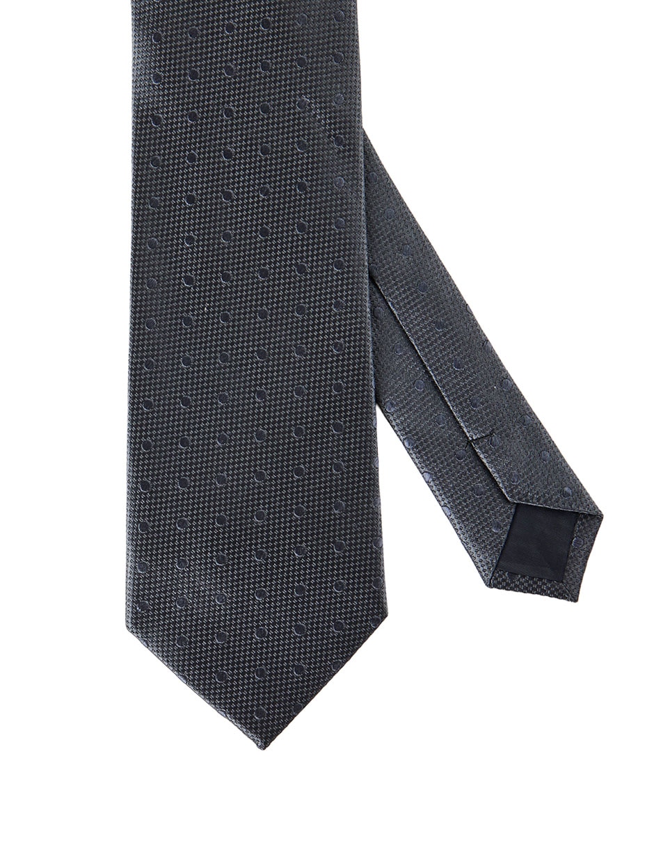 Corbata slim estampado lunares para hombre