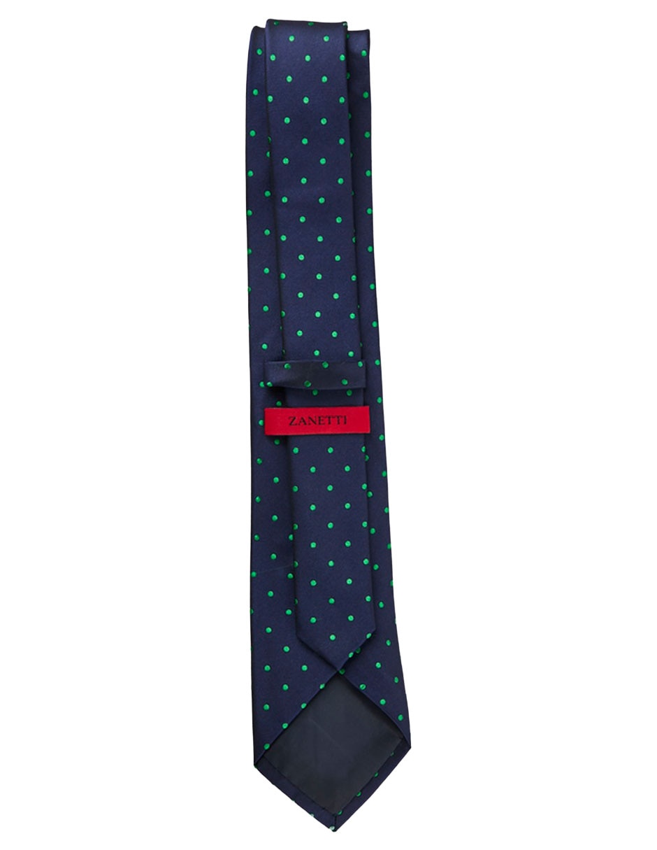 Corbata regular estampado lunares para hombre 2