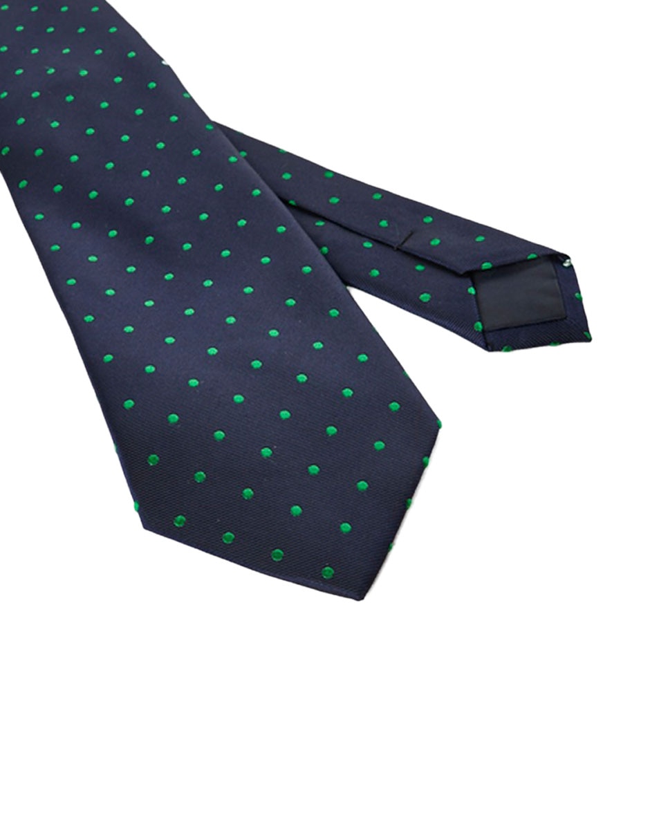 Corbata regular estampado lunares para hombre 3