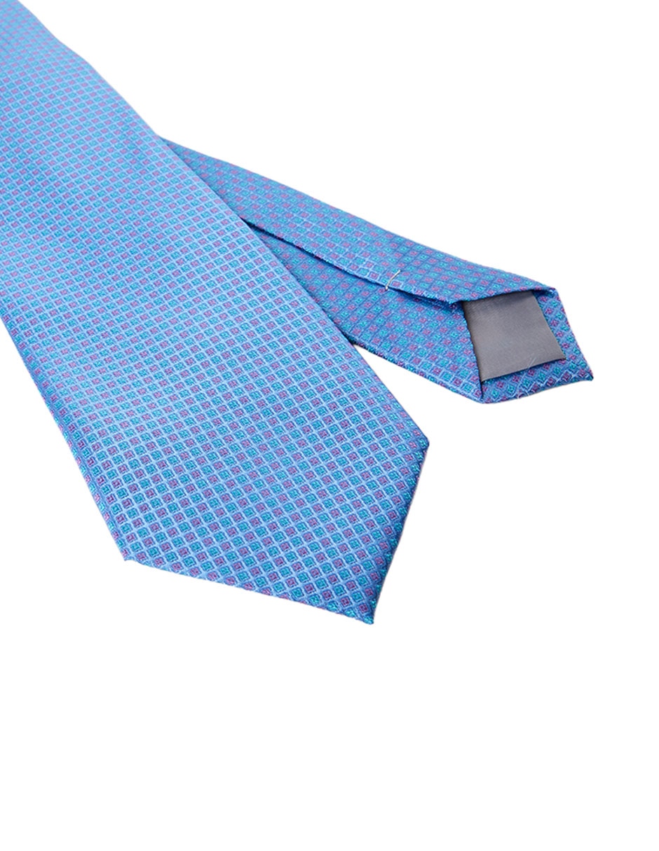 Corbata Slim estampado a cuadros para hombre 3