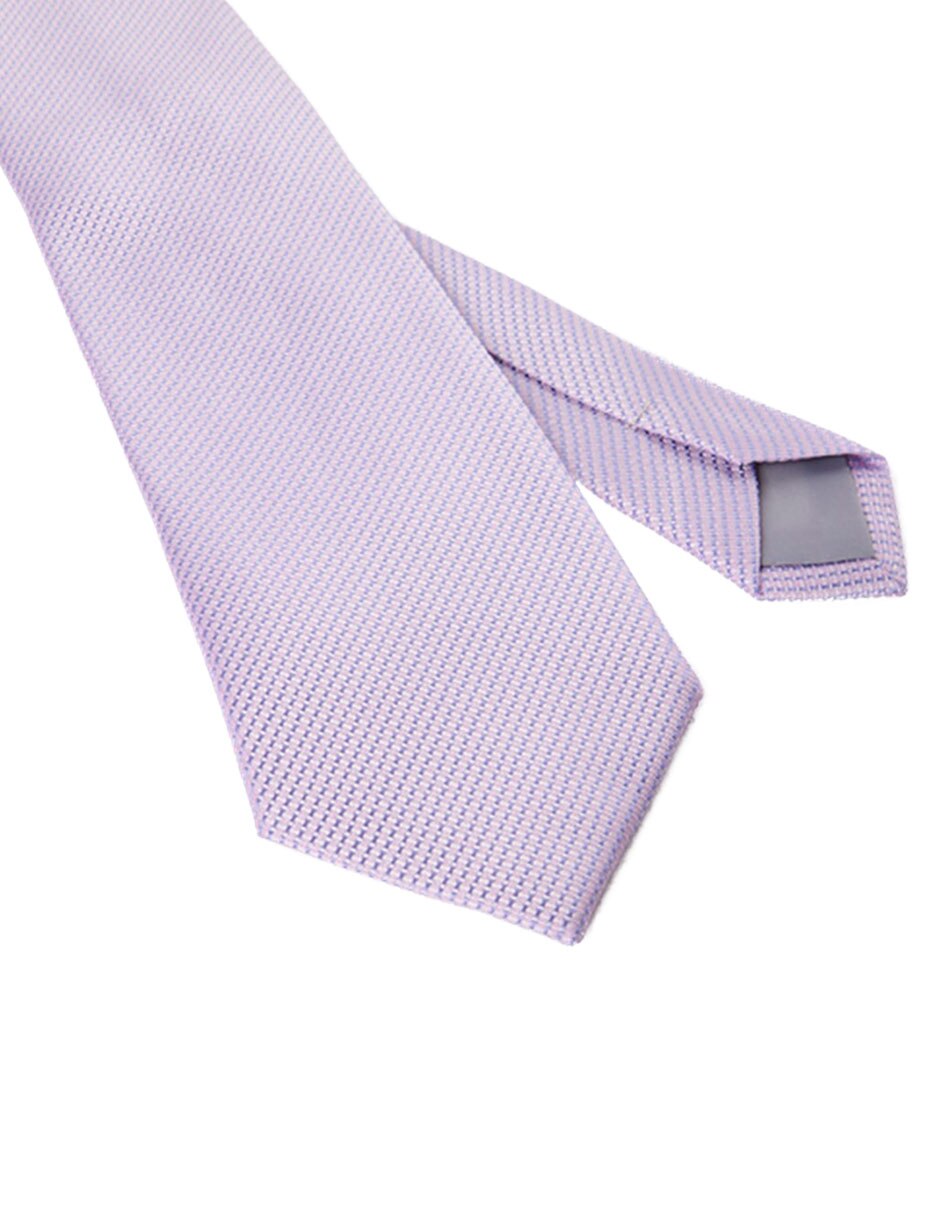 Corbata regular de seda estampado para hombre 2