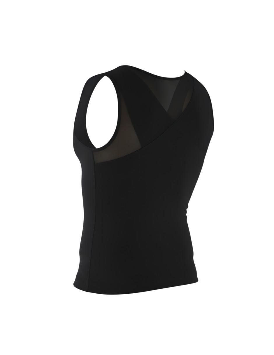 Camiseta tipo faja con compresión media para hombre