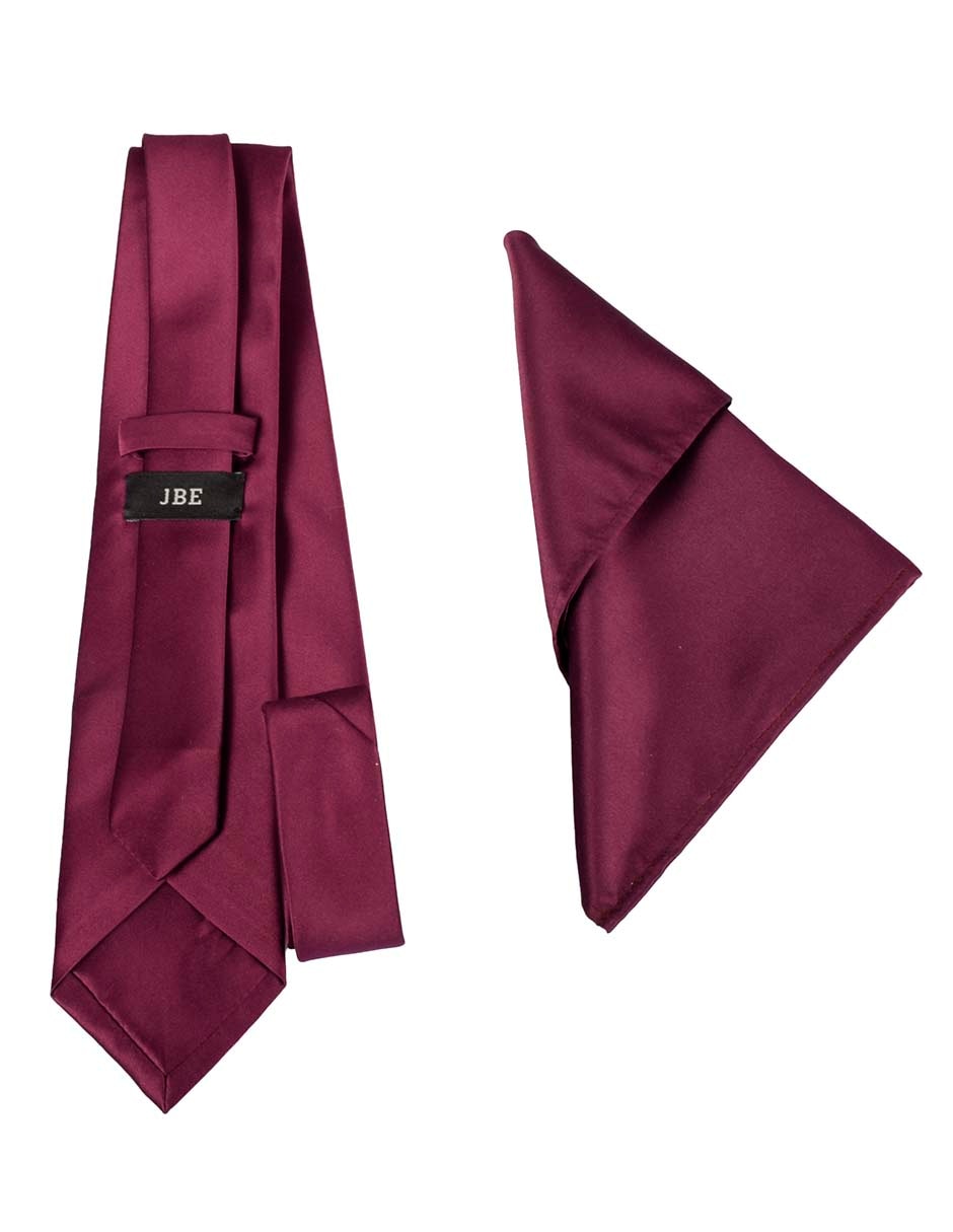 Set de corbata y pañuelo regular para hombre