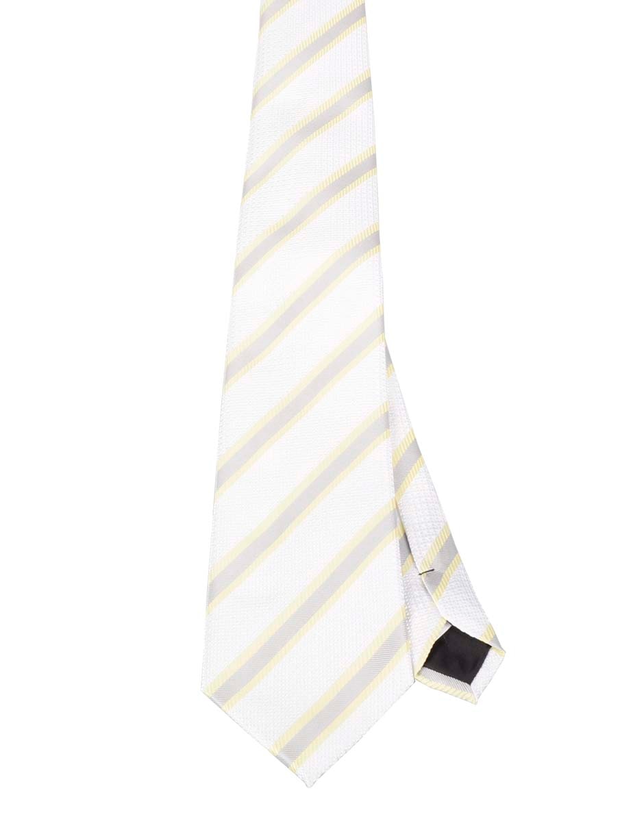 Corbata regular estampado a rayas para hombre