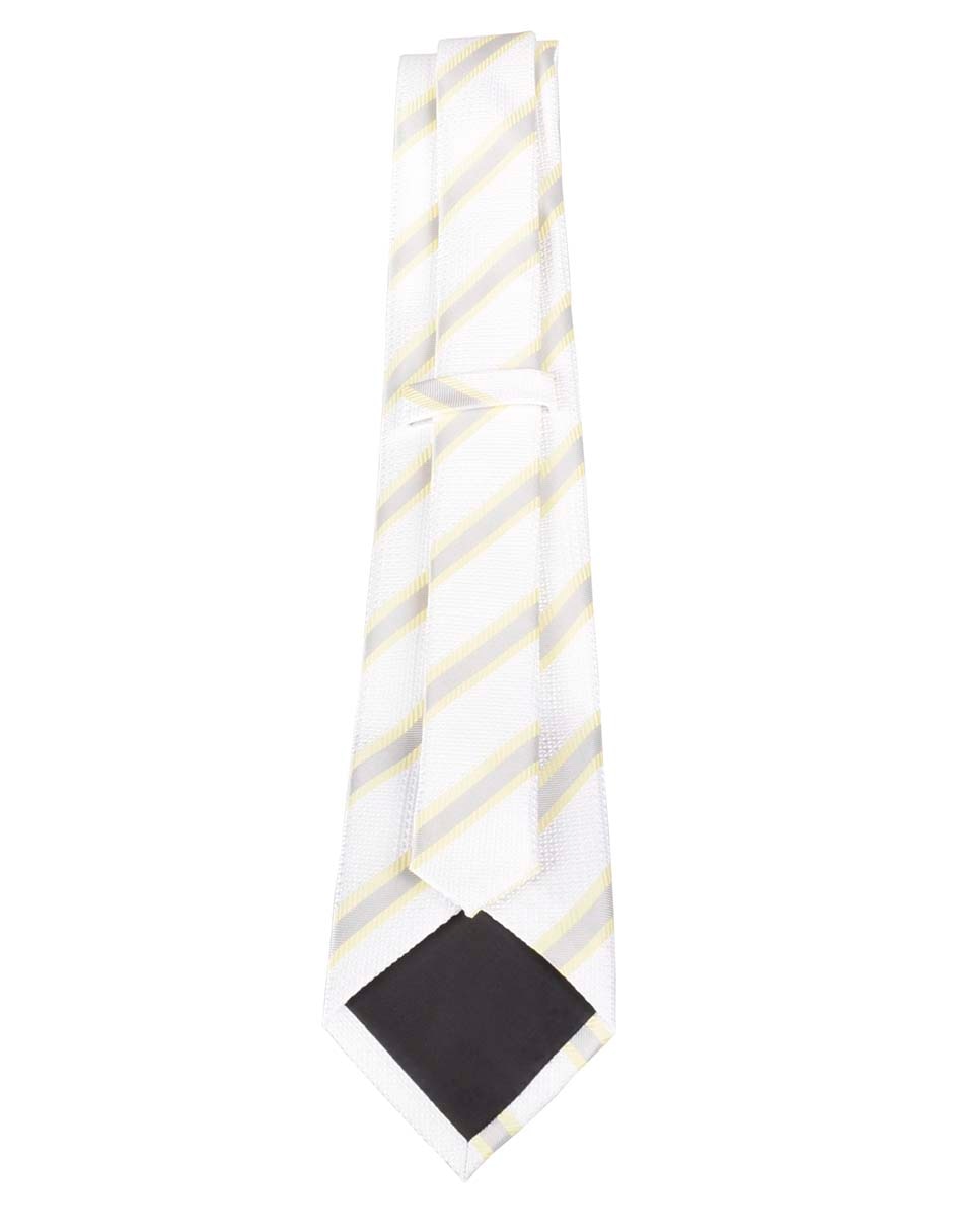 Corbata regular estampado a rayas para hombre