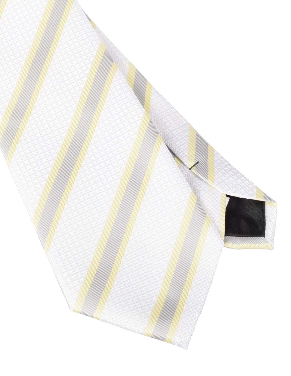 Corbata regular estampado a rayas para hombre