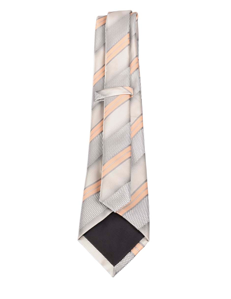 Corbata regular estampado a rayas para hombre