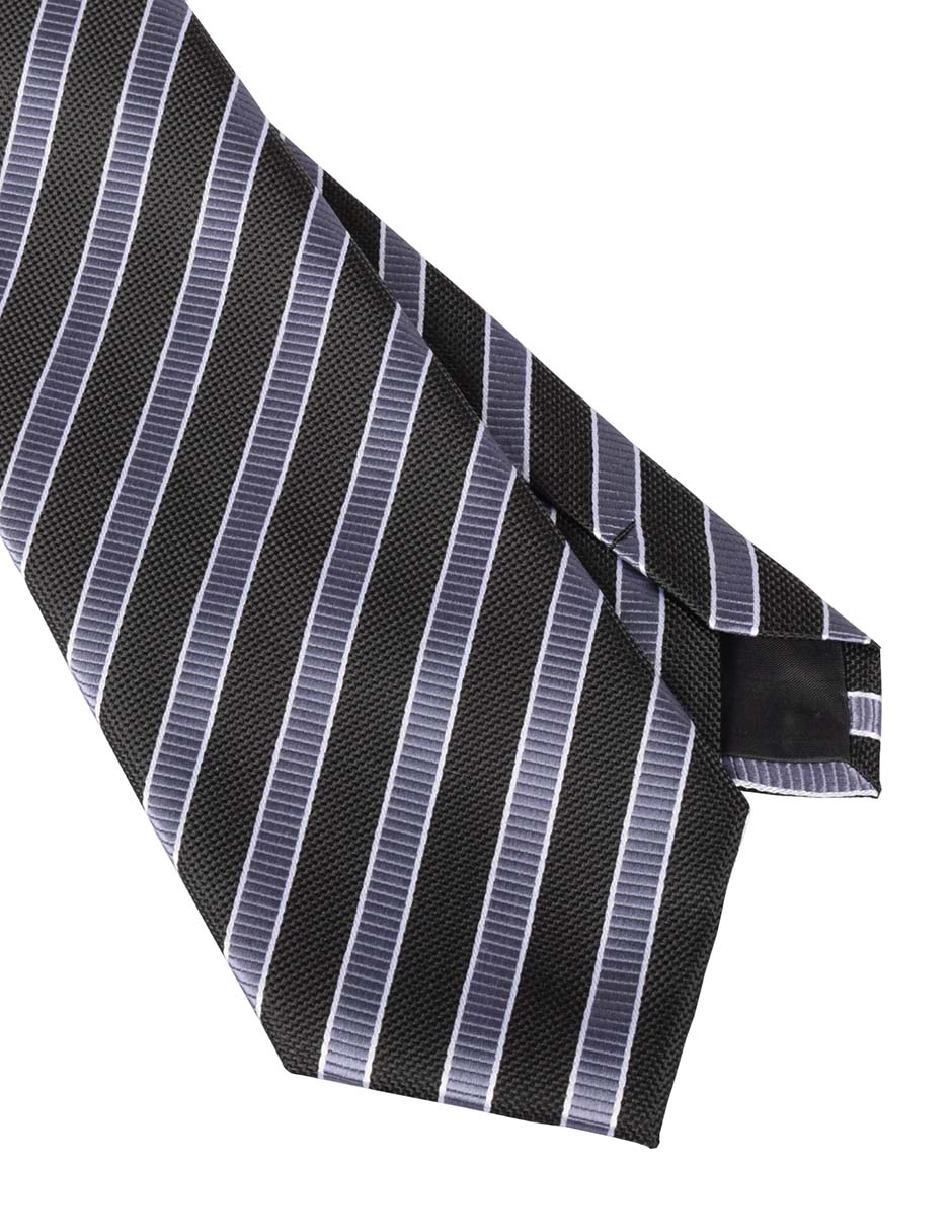 Corbata regular estampado a rayas para hombre