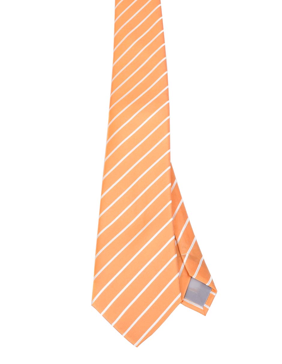 Corbata regular estampado a rayas para hombre