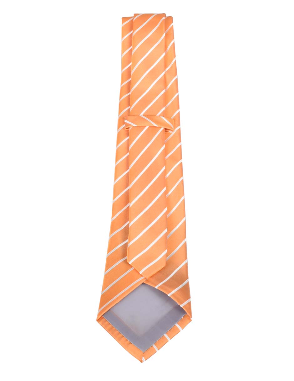 Corbata regular estampado a rayas para hombre