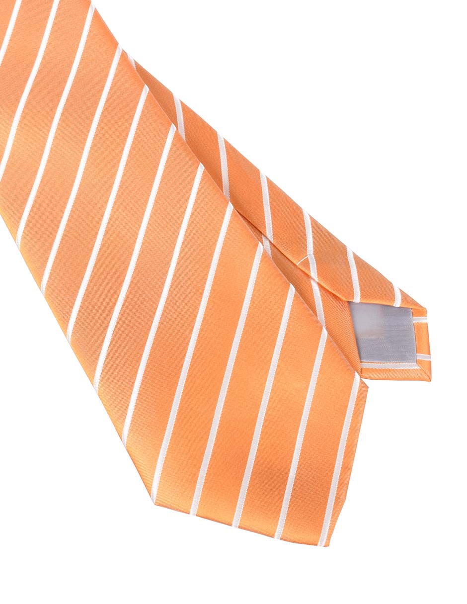 Corbata regular estampado a rayas para hombre
