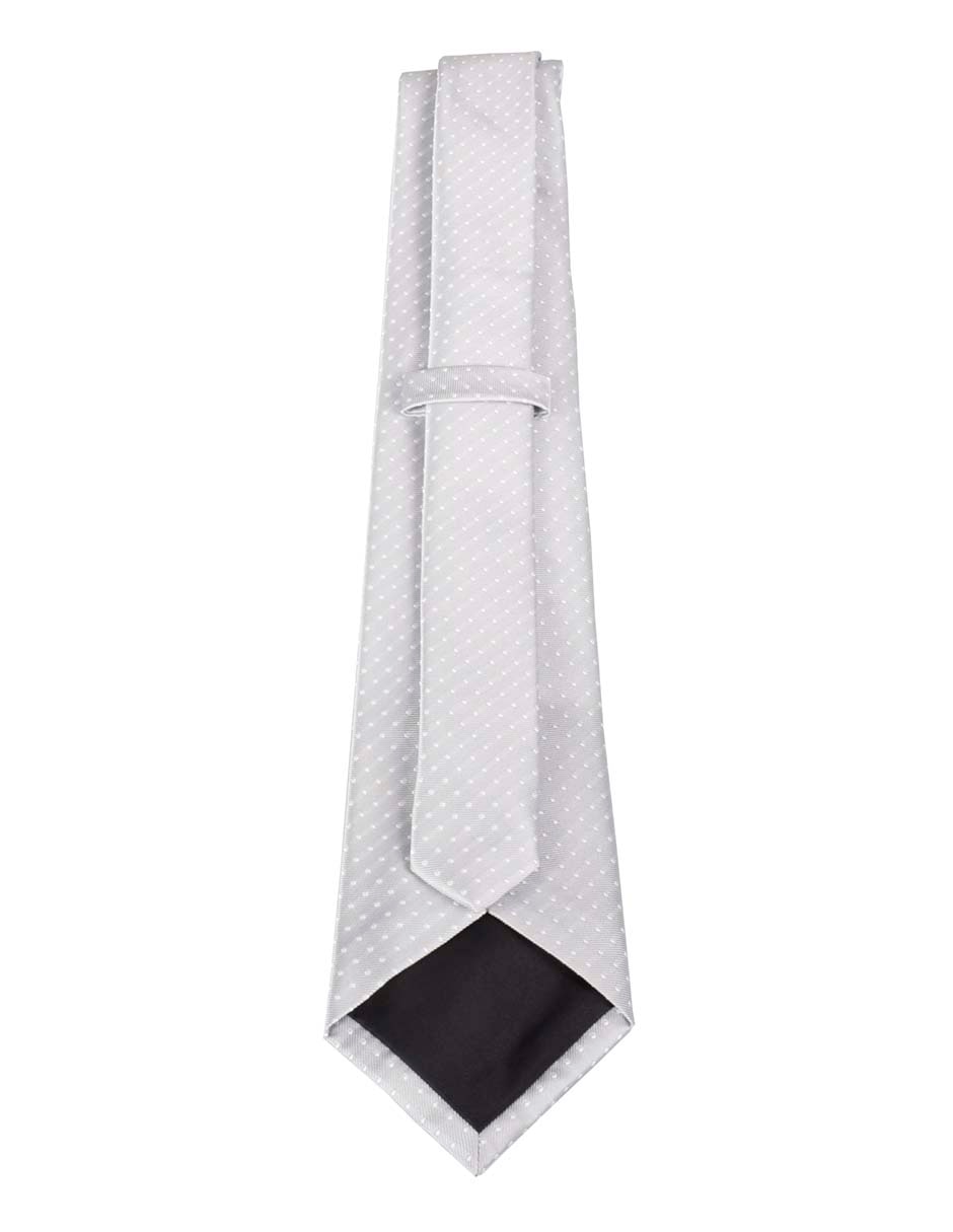 Corbata regular estampado lunares para hombre