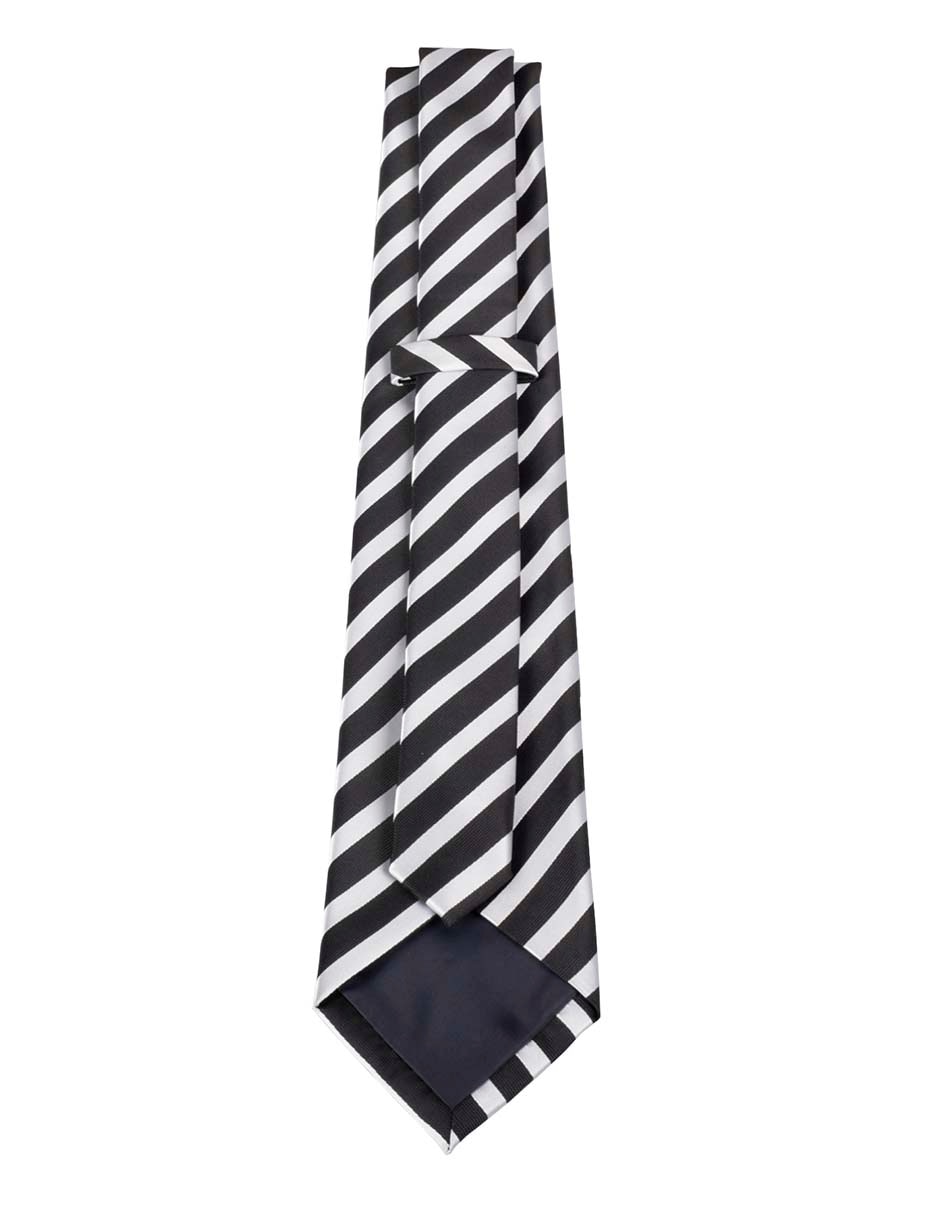 Corbata regular estampado a rayas para hombre