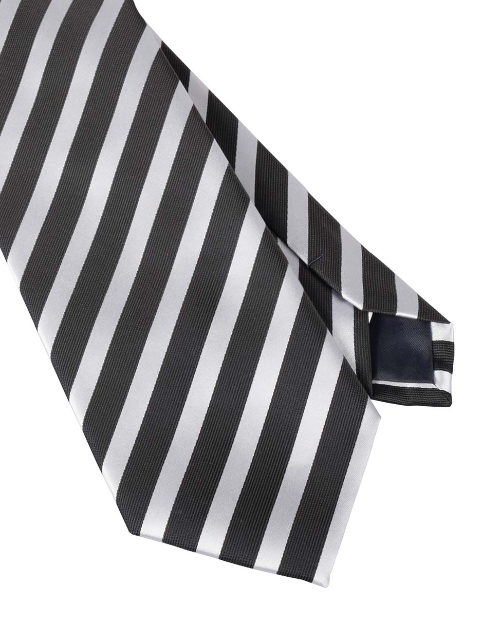 Corbata regular estampado a rayas para hombre