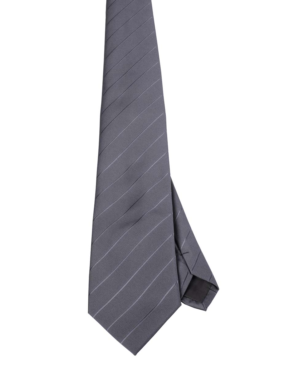 Corbata regular estampado a rayas para hombre