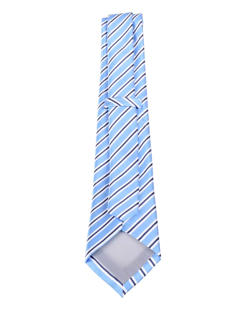 Corbata regular estampado a rayas para hombre