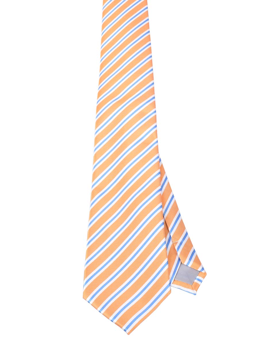 Corbata regular estampado a rayas para hombre