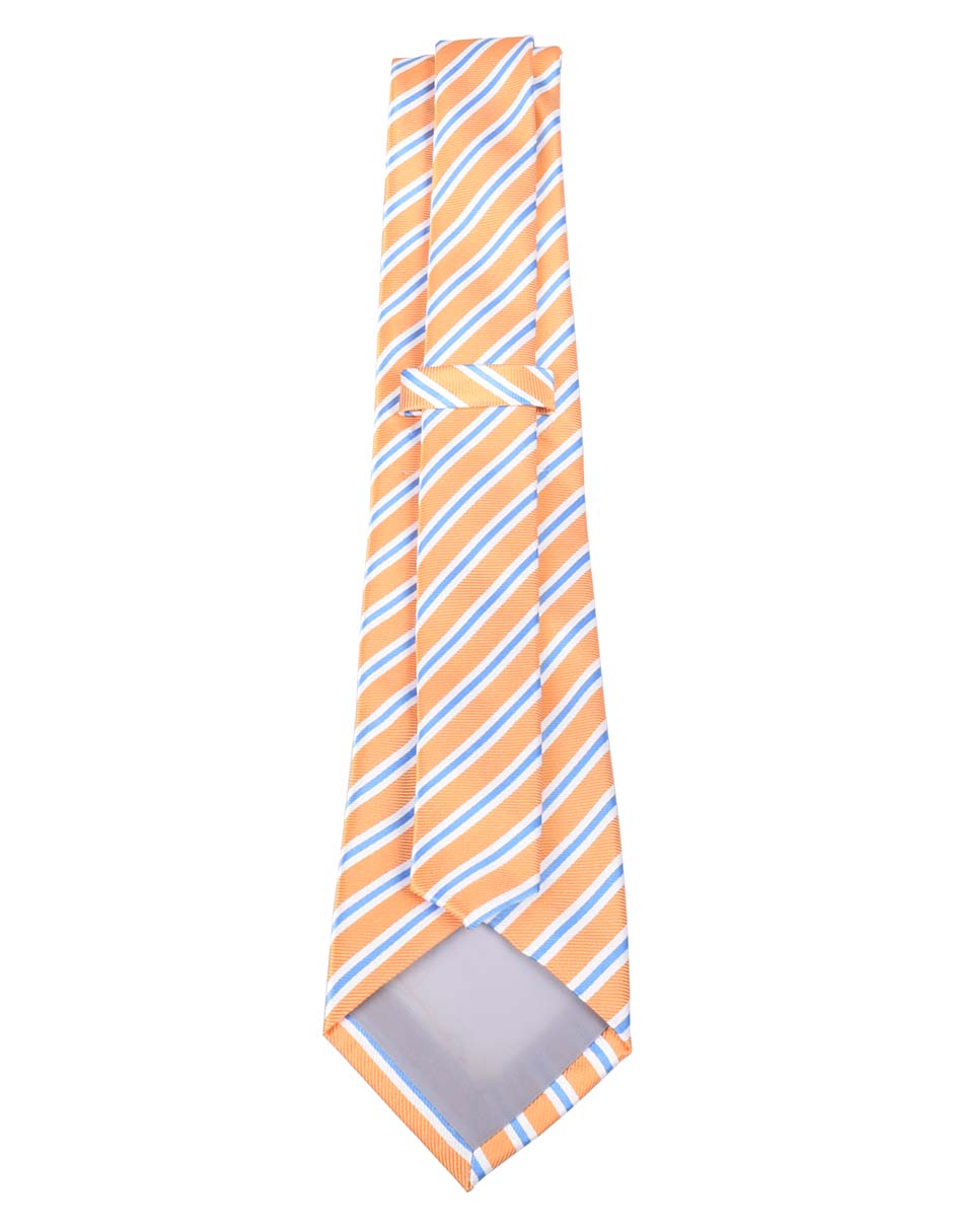 Corbata regular estampado a rayas para hombre