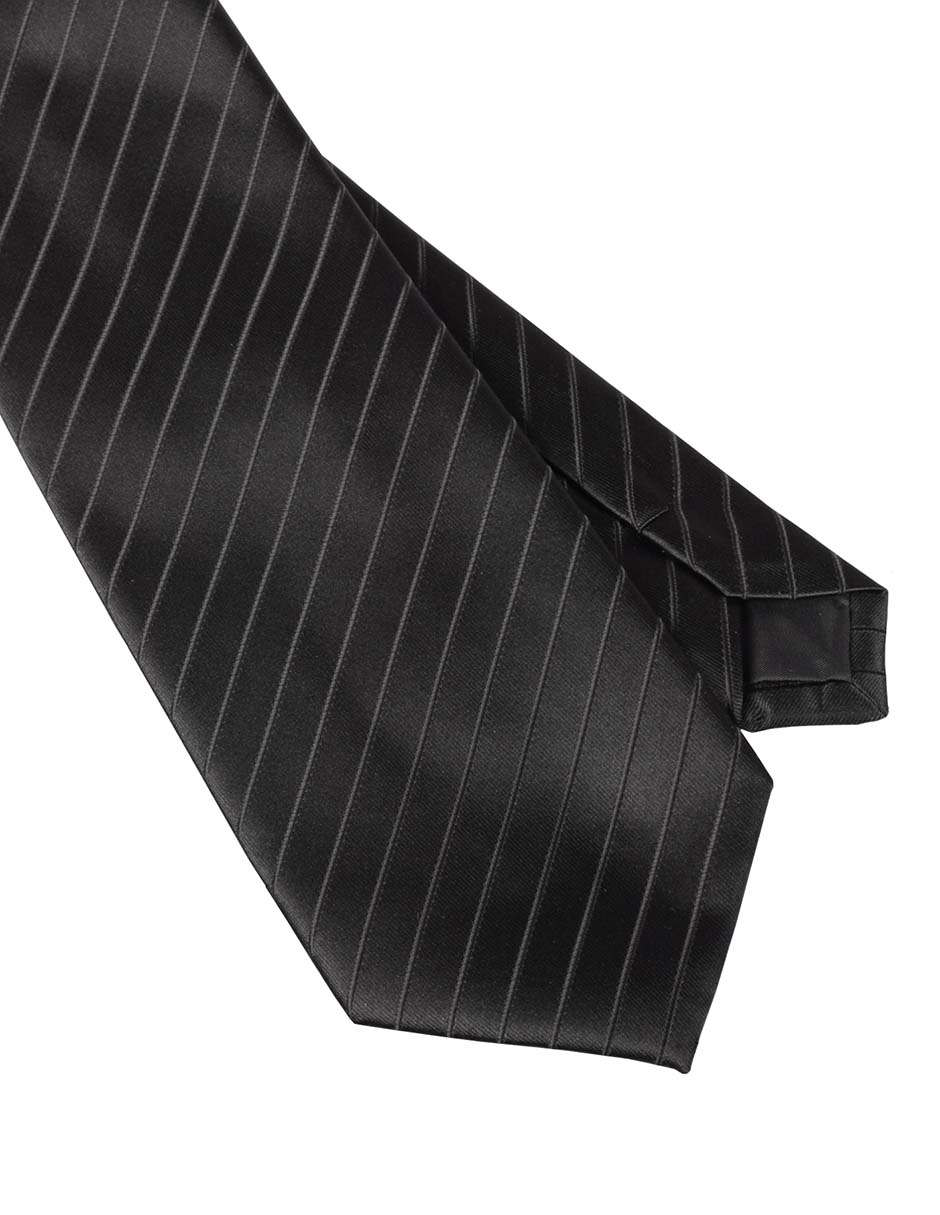 Corbata regular estampado a rayas para hombre
