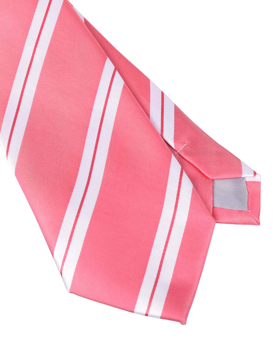 Corbata regular estampado a rayas para hombre