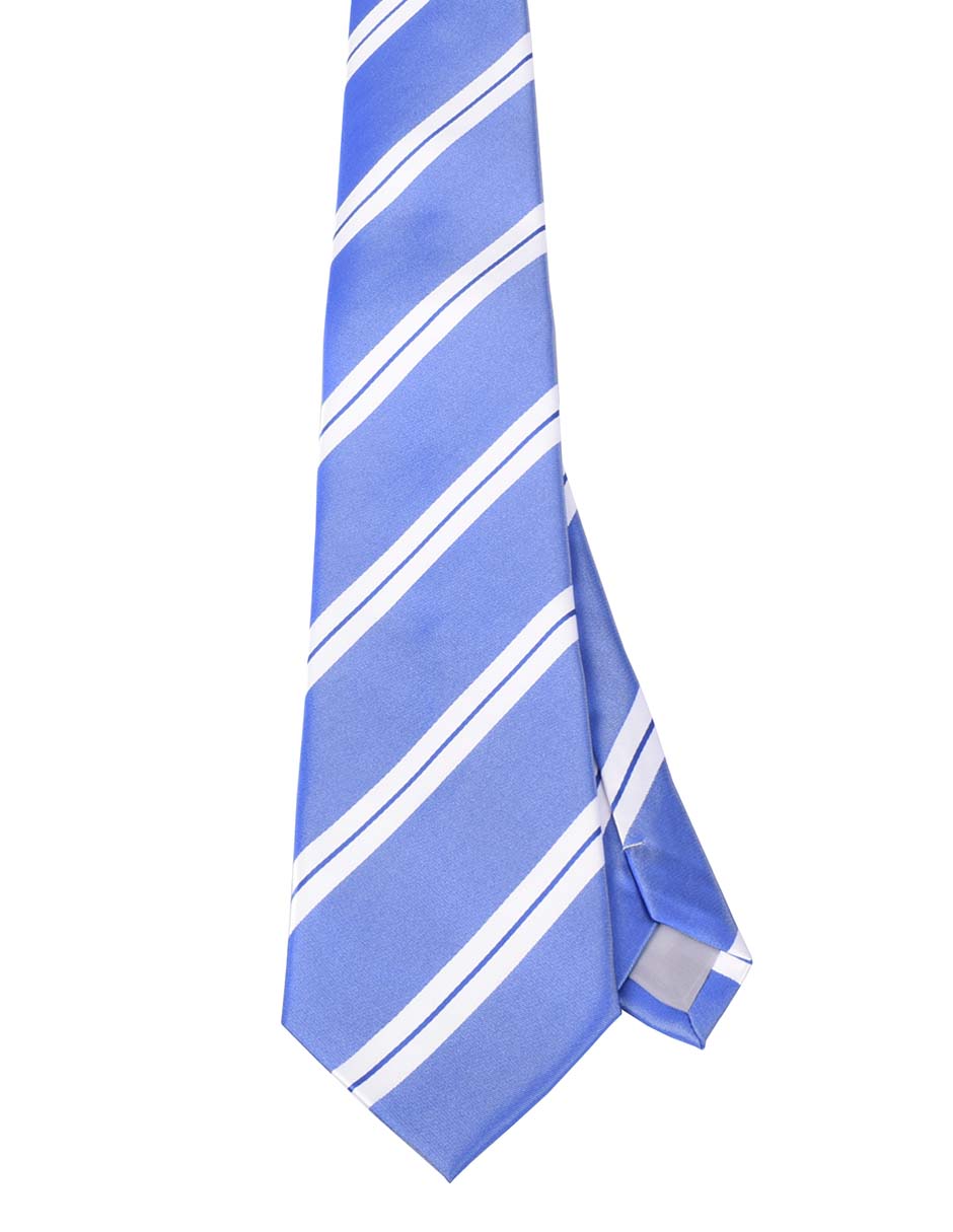 Corbata regular estampado a rayas para hombre