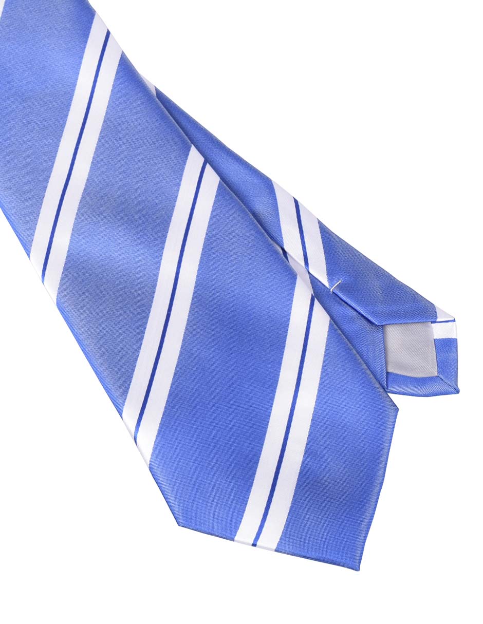 Corbata regular estampado a rayas para hombre