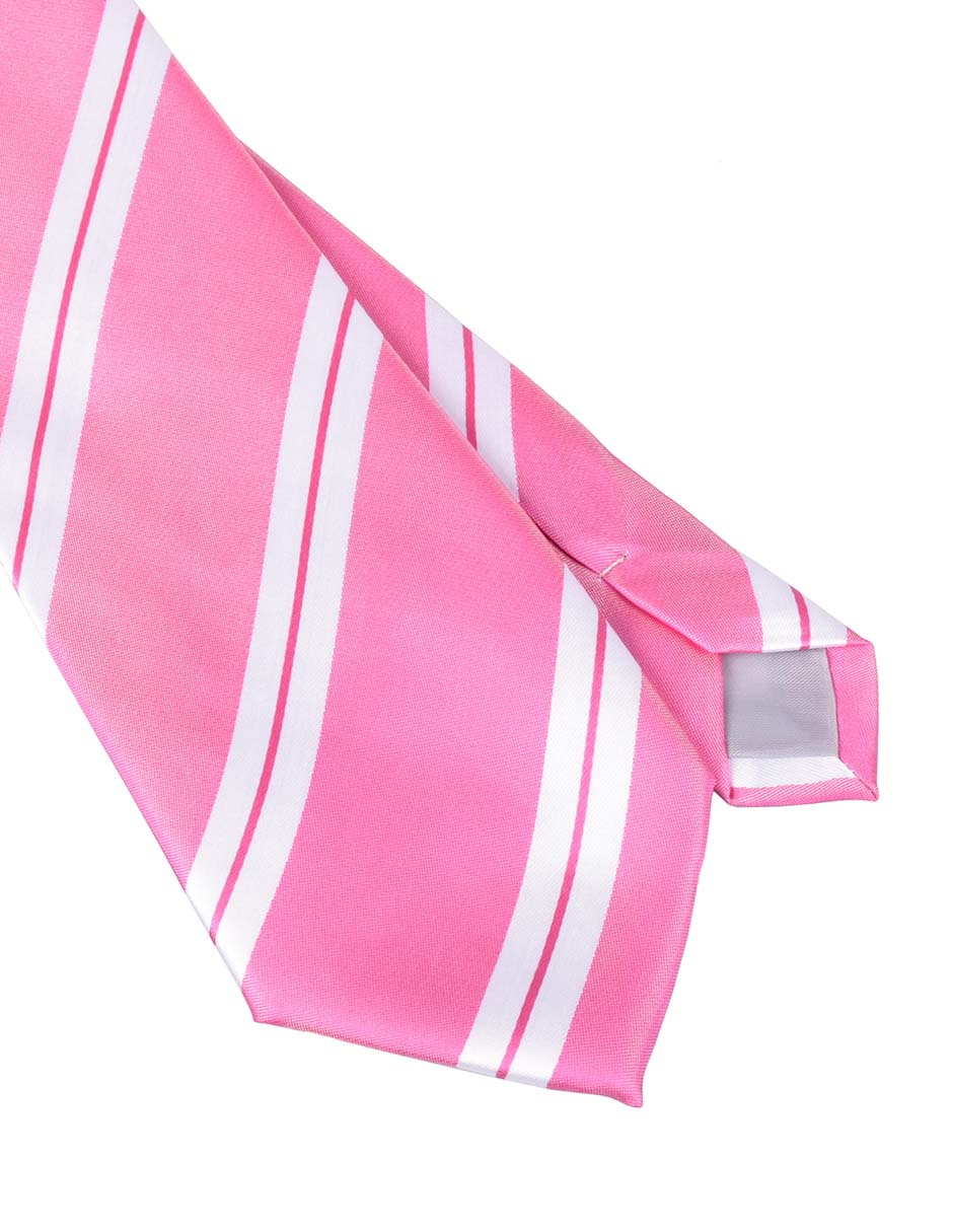 Corbata regular estampado a rayas para hombre