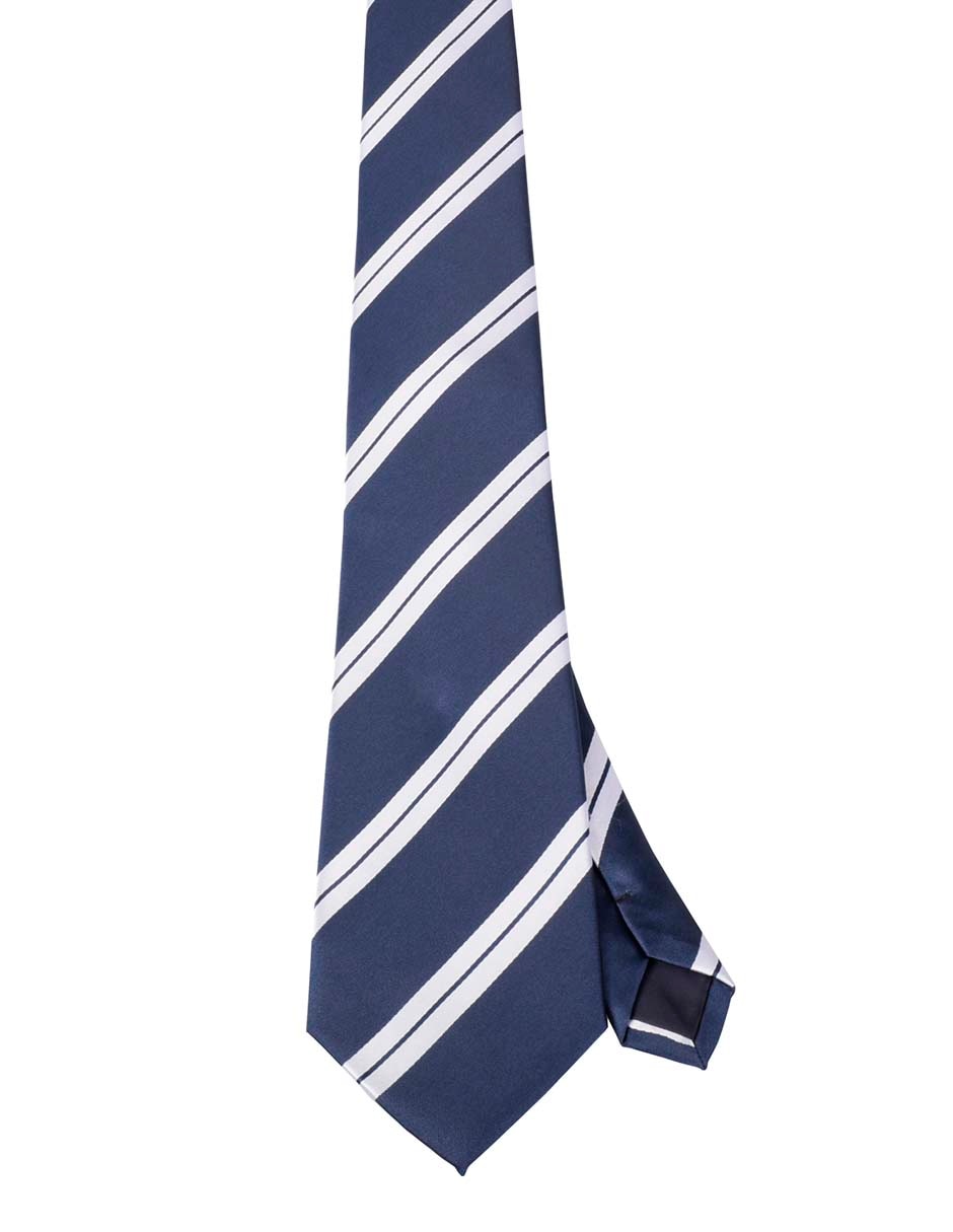 Corbata regular estampado a rayas para hombre